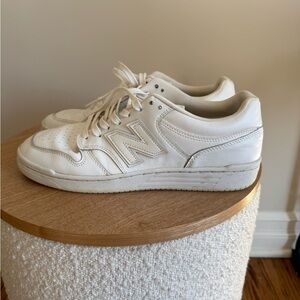 New Balance Classic White Leather Sneakers